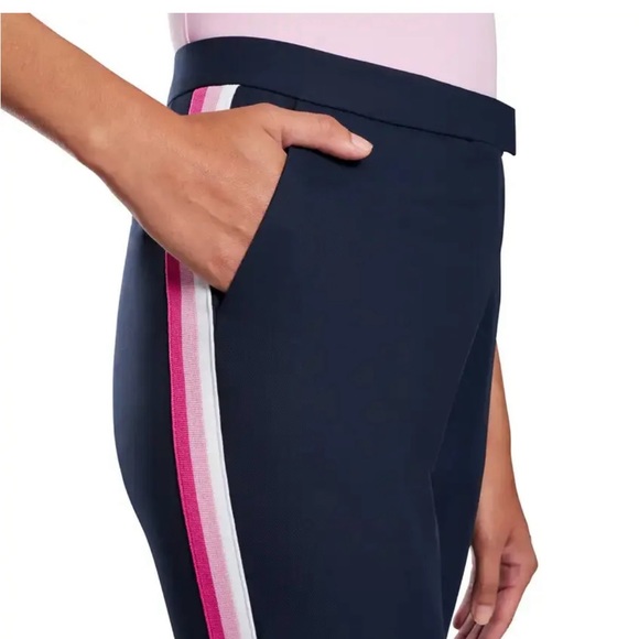 G Fore Women’s Golf Pants Tuxedo Stripe Pink - SOLD OUT ~ - Picture 4 of 6